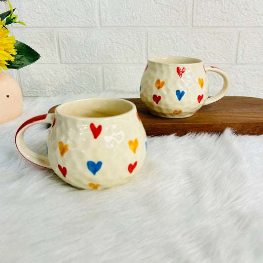 Cozy Multi-Heart Mug (Pack of 1)