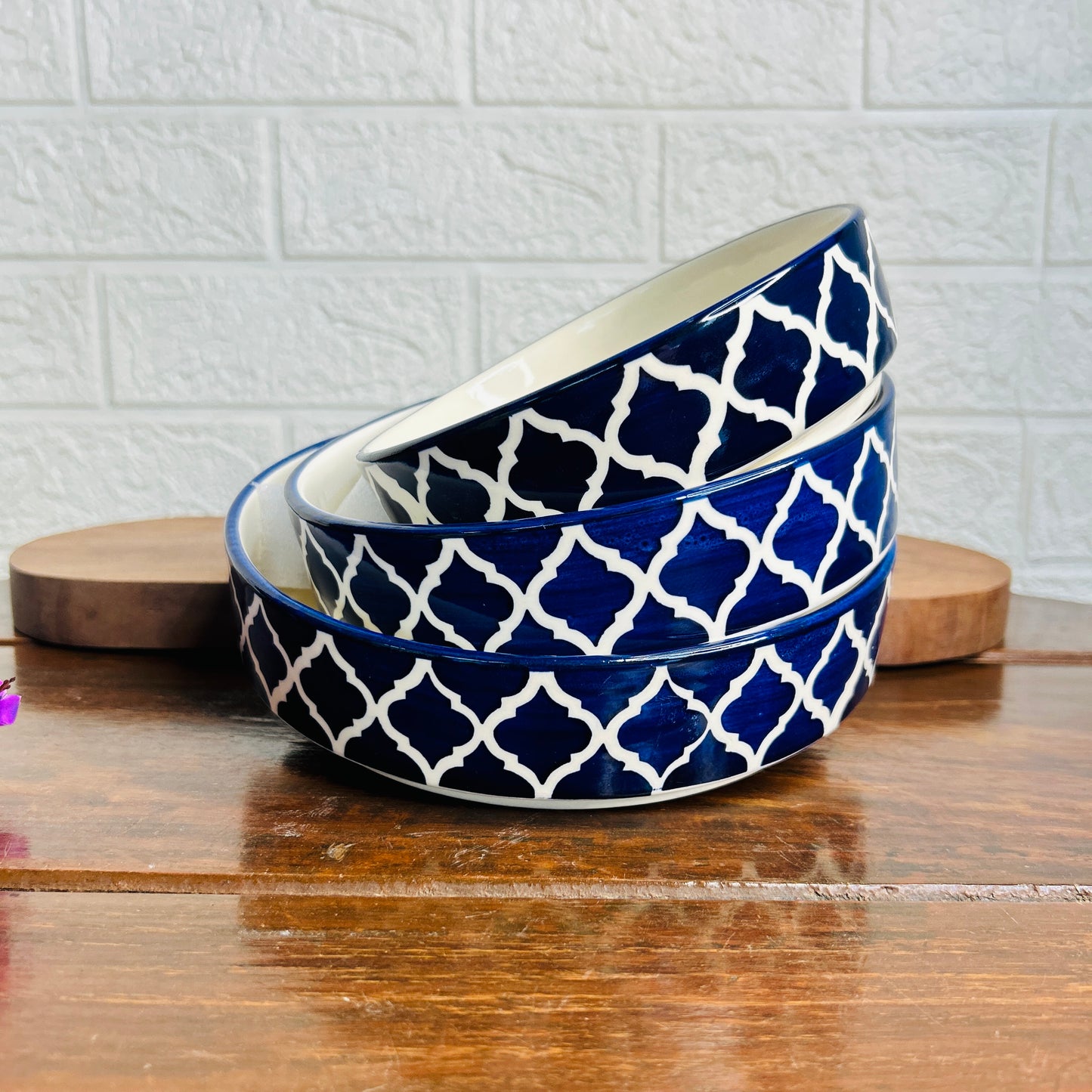 Blue Serving Set (Pack of 3)