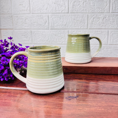 Green Ombre Handcrafted Ceramic Mug
