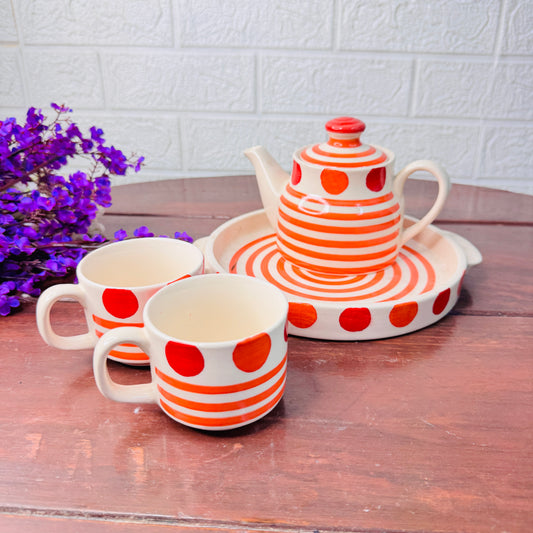 Citrus Pop Ceramic Tea Set