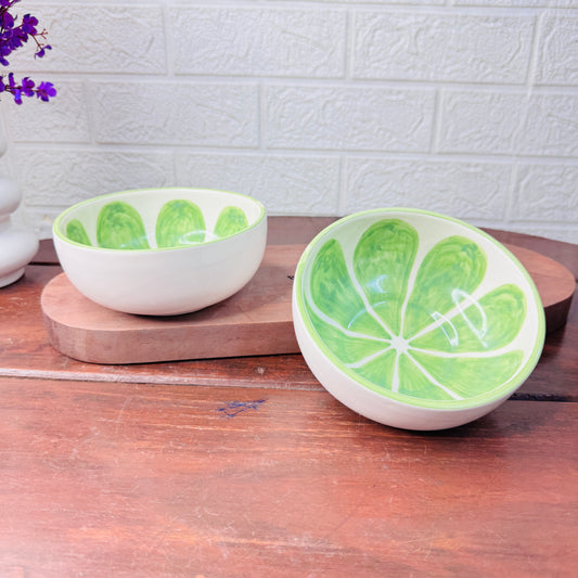 Meadow Bloom Ceramic Snack Bowl