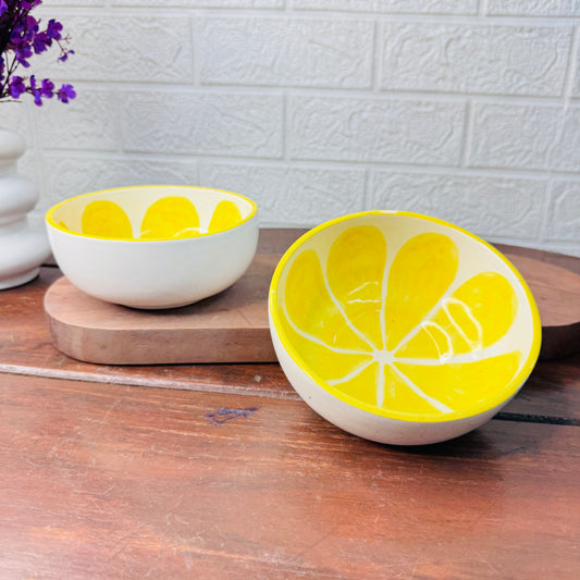 Sunshine Bloom Ceramic Snack Bowl