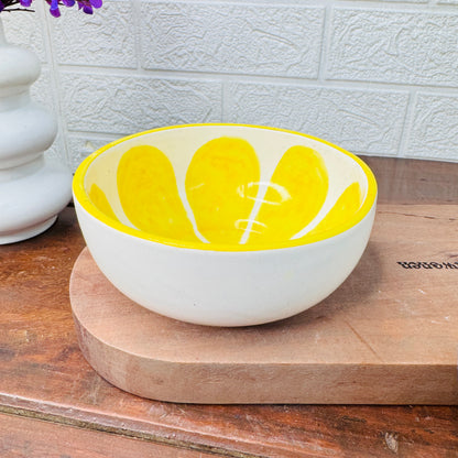 Sunshine Bloom Ceramic Snack Bowl