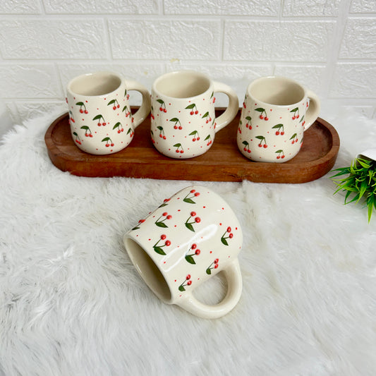 3D Cherry Mug  (Pack of 1)