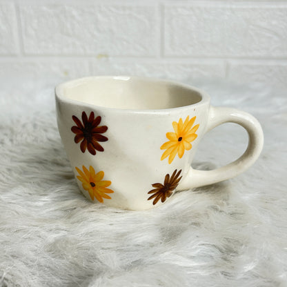 Sunny Flower Tea Cup (Pack of 1)