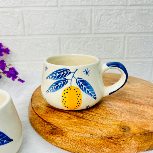 Lemon Grove Handpainted Mug - 1 pc