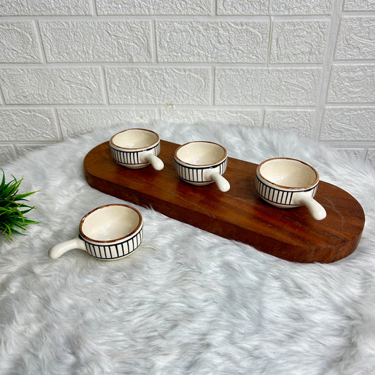 Zebra Dip Bowl - 1 pc
