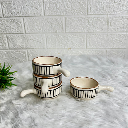 Zebra Dip Bowl - 1 pc