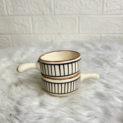 Zebra Dip Bowl - 1 pc