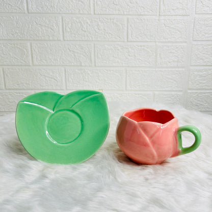 Pink & Yellow Tulip Set  (Pack of 2)