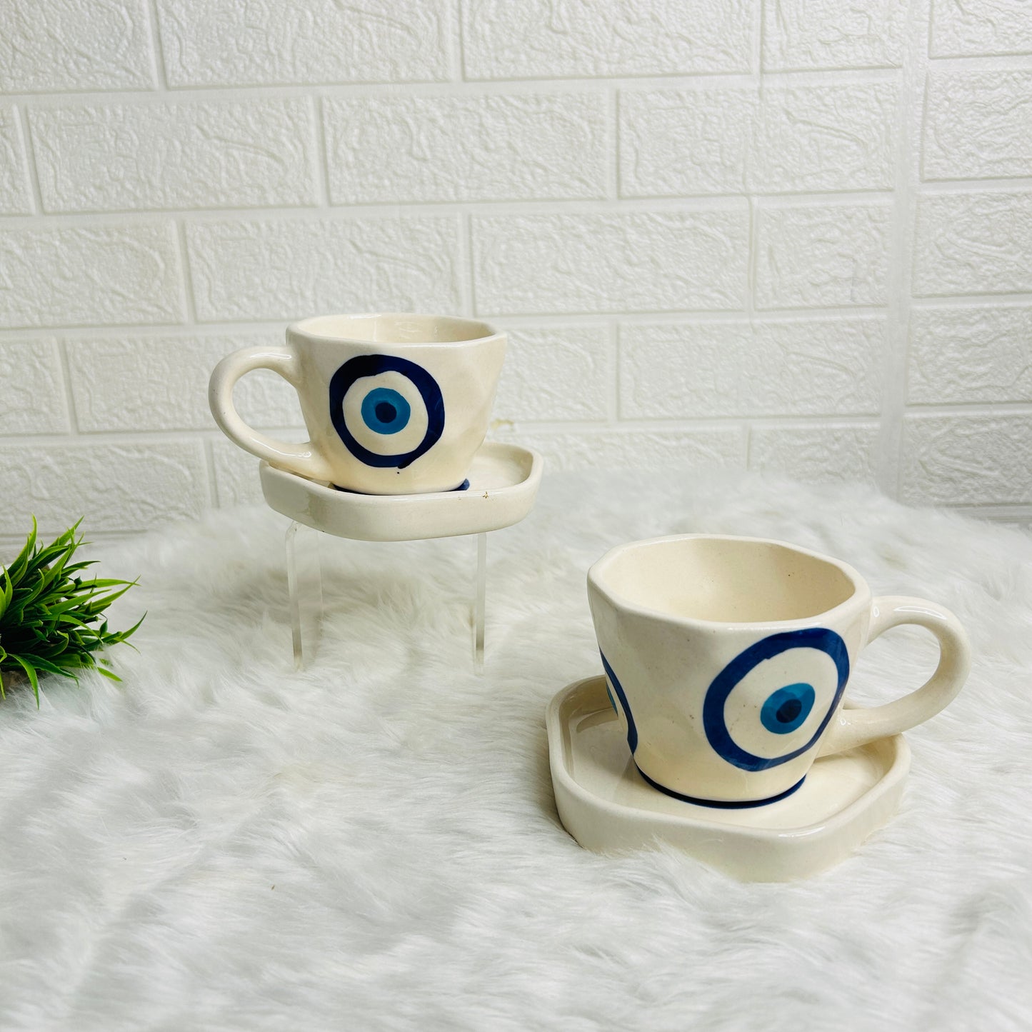 Evil Eye Cup Saucer (Pack of 1)