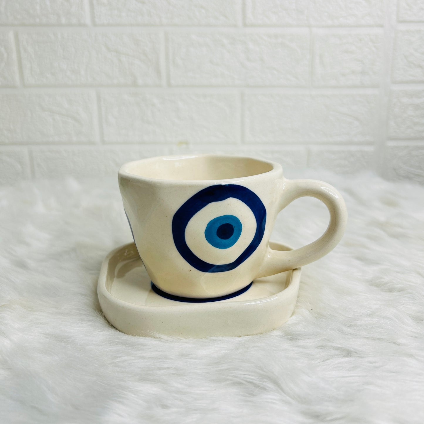 Evil Eye Cup Saucer (Pack of 1)