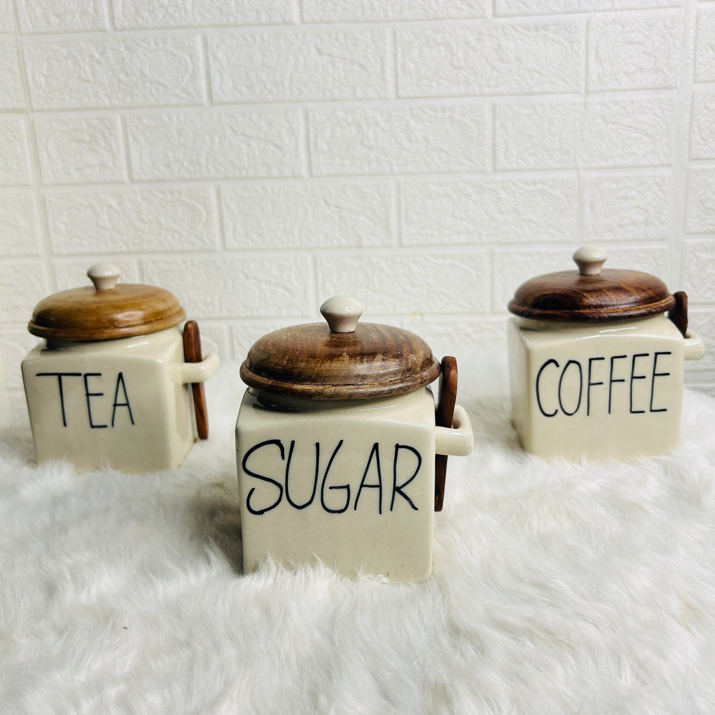 Tea Sugar & CoffeeCombo Set (Pack of 3)