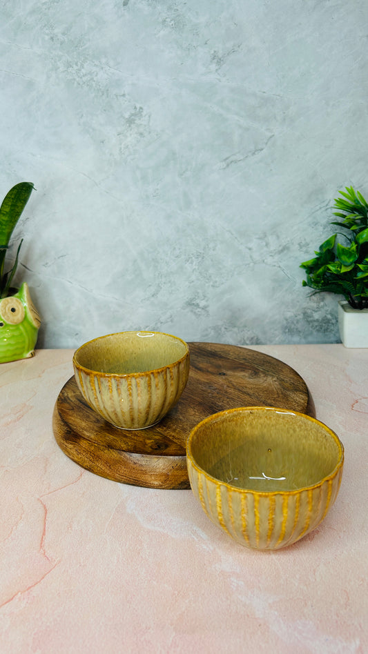 COCOA CANVAS SNACK BOWL SET OF 2