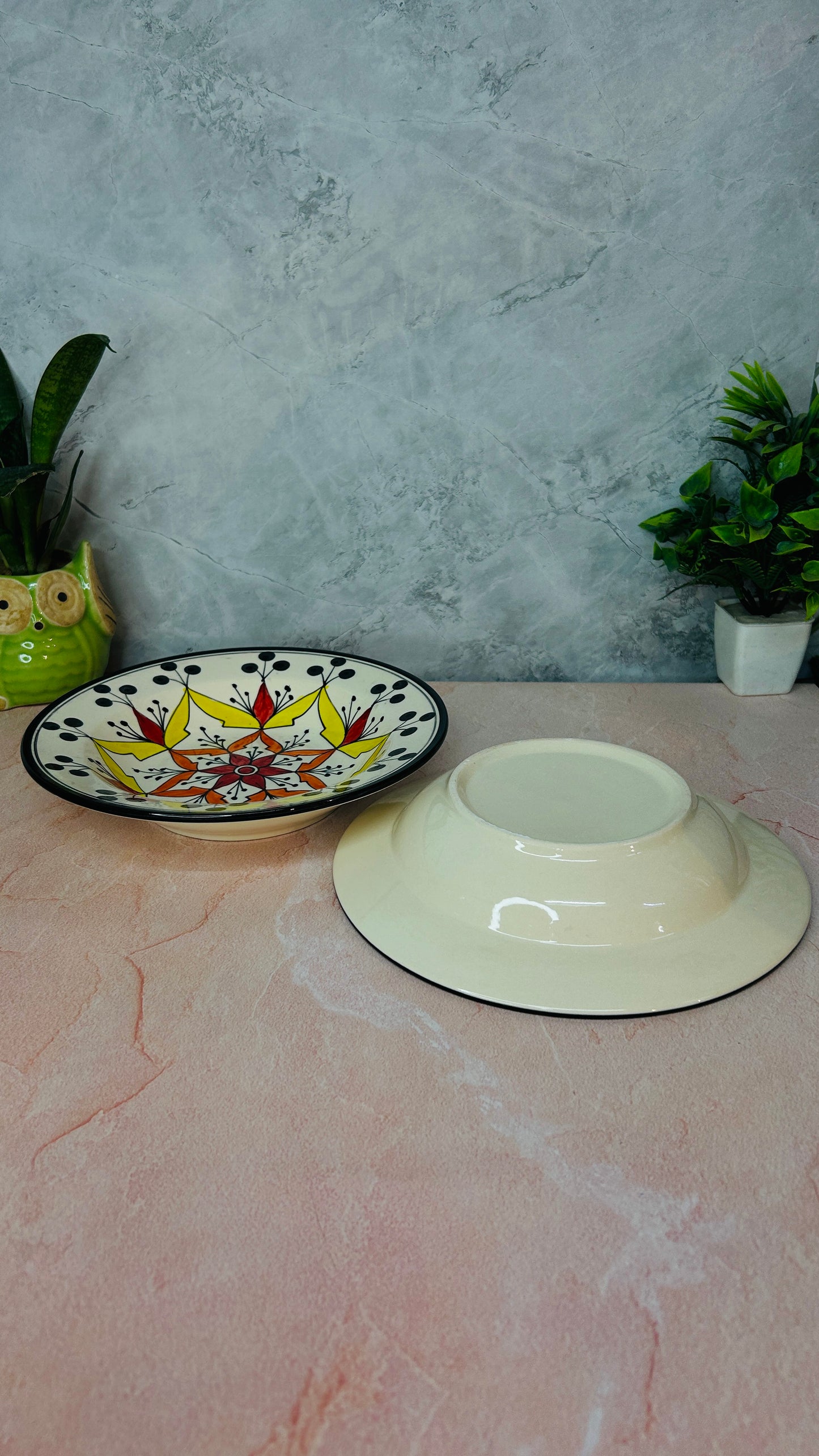 Sunshine Pasta Plate 9 inch (Pack of 1)