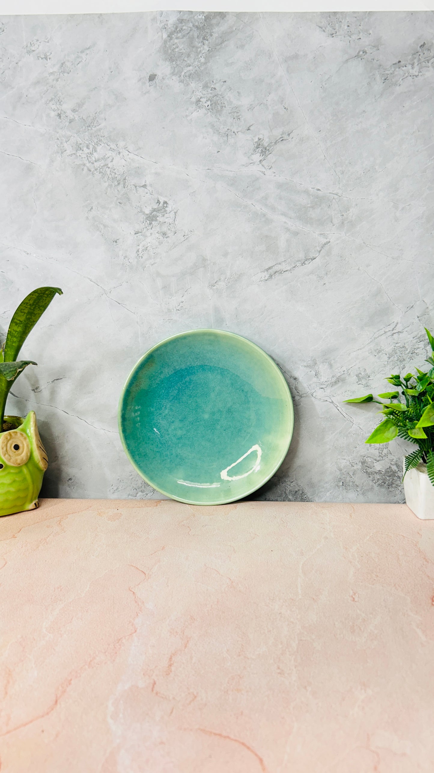 Studio Sea Green Quarter Plate (Pack of 1)